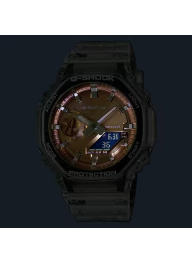 G-SHOCK Men's Resin Analog-Digital Watch GA-2100BM-7A5DR - 45.4 mm - Image 4